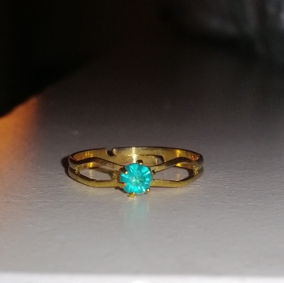 Pink and Teal Rings - Picture 3 of 6